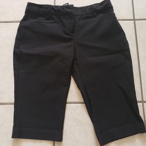 Any 5 items from my closet with a 🌹is for $20! Black Dress Shorts